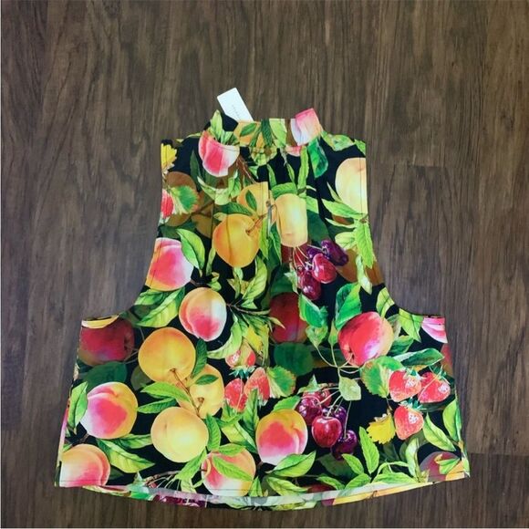 Maeve poplin ruffle - neck halter tank size M - Picture 7 of 9